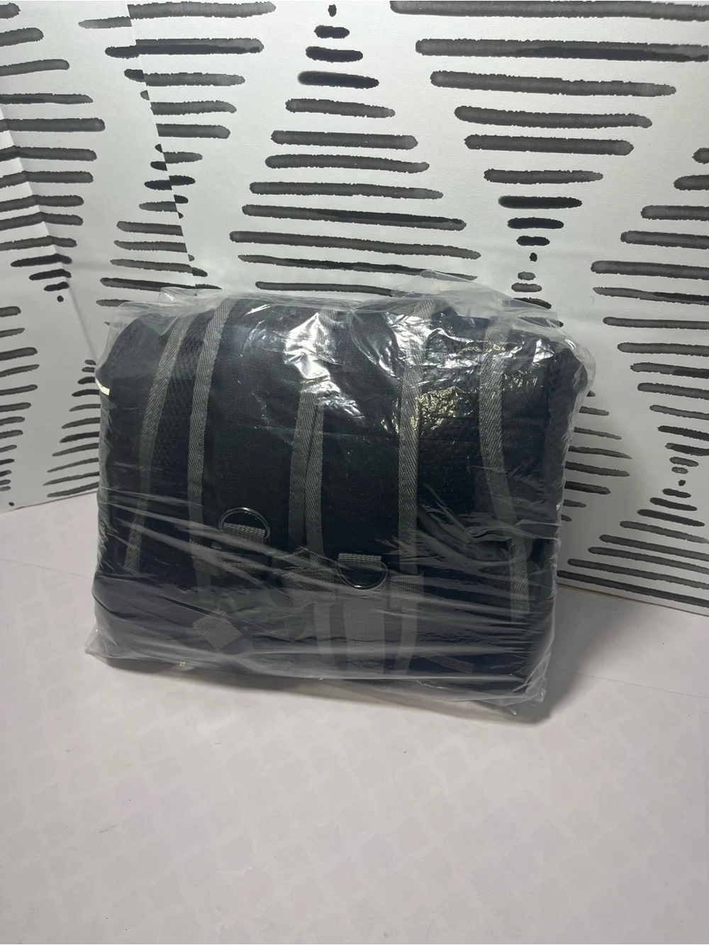 Front-Load Small Dog Carrier Backpack - Black/Grey